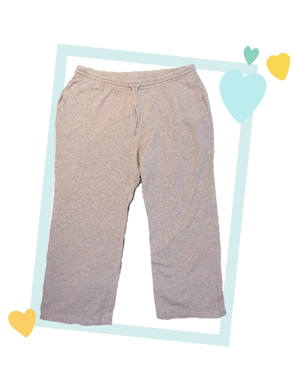 Old Navy Gray Sweatpants, wide leg, Size 2X